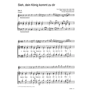 Produktbild des Artikels Sieh, dein König kommt zu dir (Noten - Download)