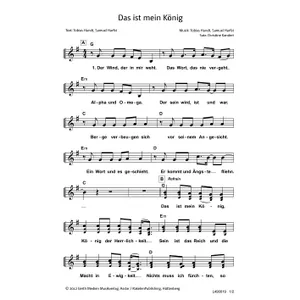 Produktbild des Artikels Das ist mein König (Noten - Download)