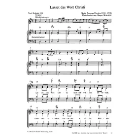 Produktbild des Artikels Lasset das Wort Christi (Noten - Download)