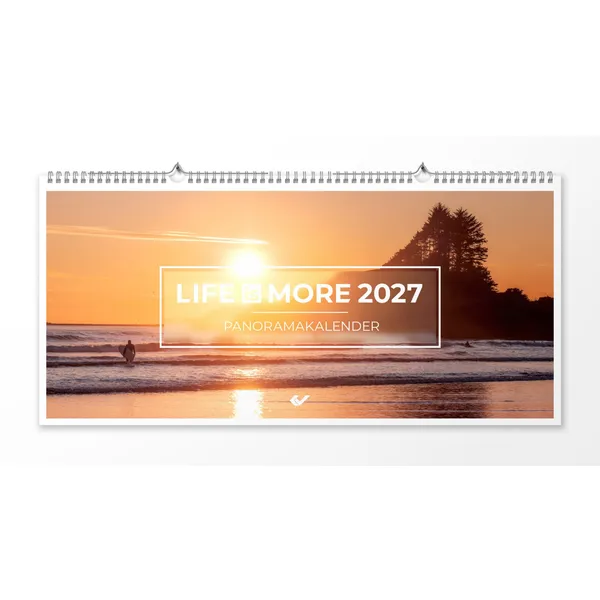 Produktbild des Artikels Life is more 2027 - Panoramakalender (Kalender - Spiralbindung)
