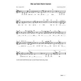 Produktbild des Artikels Die auf den Herrn harren (Noten - Download)