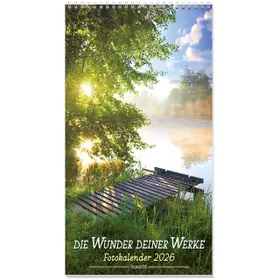 Produktbild des Artikels Die Wunder Deiner Werke 2026 - Wandkalender (Kalender - Spiralbindung)