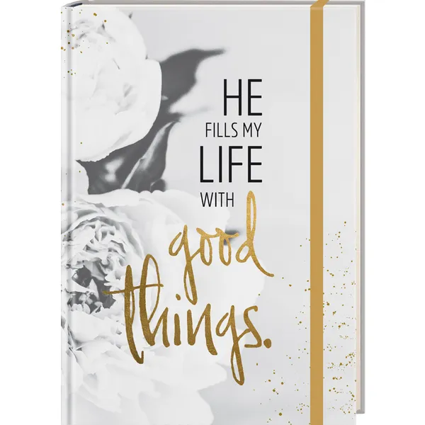 Produktbild des Artikels Notizbuch Grace & Hope - He fills my life with good things (Schreibwaren - Gebunden)