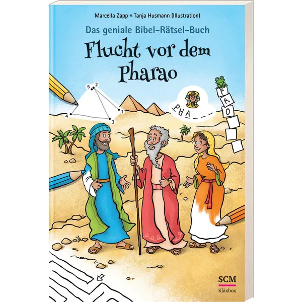 Produktbild des Artikels Das geniale Bibel-Rätsel-Buch: Flucht vor dem Pharao (Buch - Paperback)
