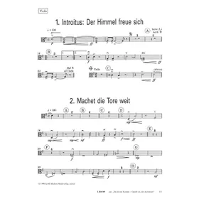 Produktbild des Artikels Gelobt sei, der da kommt (Viola) (Noten - Download)