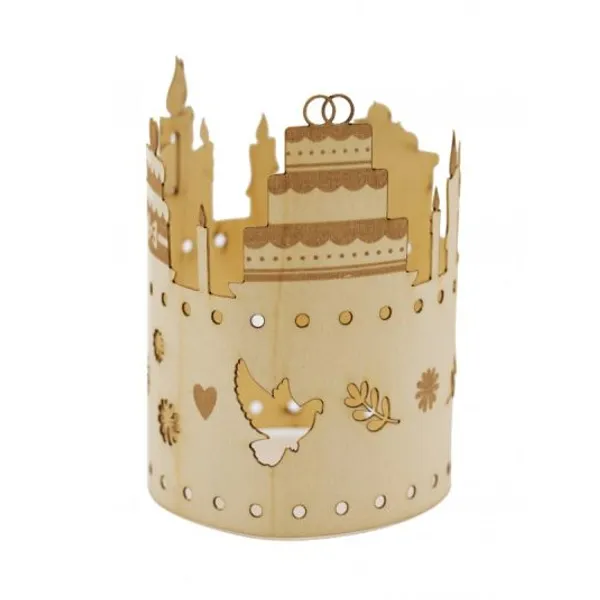 Produktbild des Artikels Lichterpost - Hochzeitstorte ()