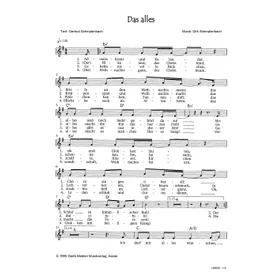 Produktbild des Artikels Das alles (Noten - Download)