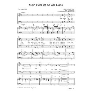 Produktbild des Artikels Mein Herz ist so voll Dank (Noten - Download)