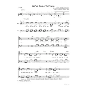 Produktbild des Artikels We've Come To Praise (Noten - Download)