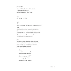 Produktbild des Artikels Frei in ihm (Noten - Download)