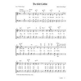 Produktbild des Artikels Du bist Liebe (Noten - Download)