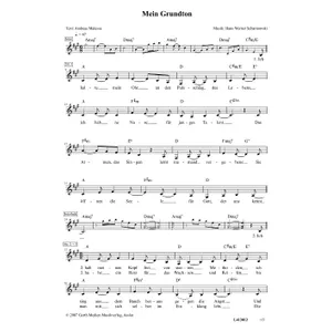 Produktbild des Artikels Mein Grundton (Noten - Download)