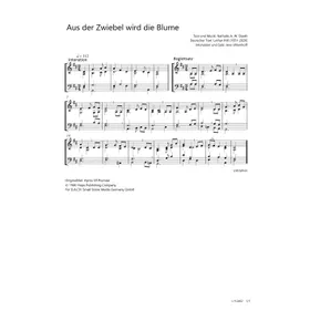 Produktbild des Artikels Aus der Zwiebel wird die Blume (Noten - Download)