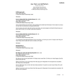 Produktbild des Artikels Der Stern von Bethlehem (Liedtexte) (Noten - Download)