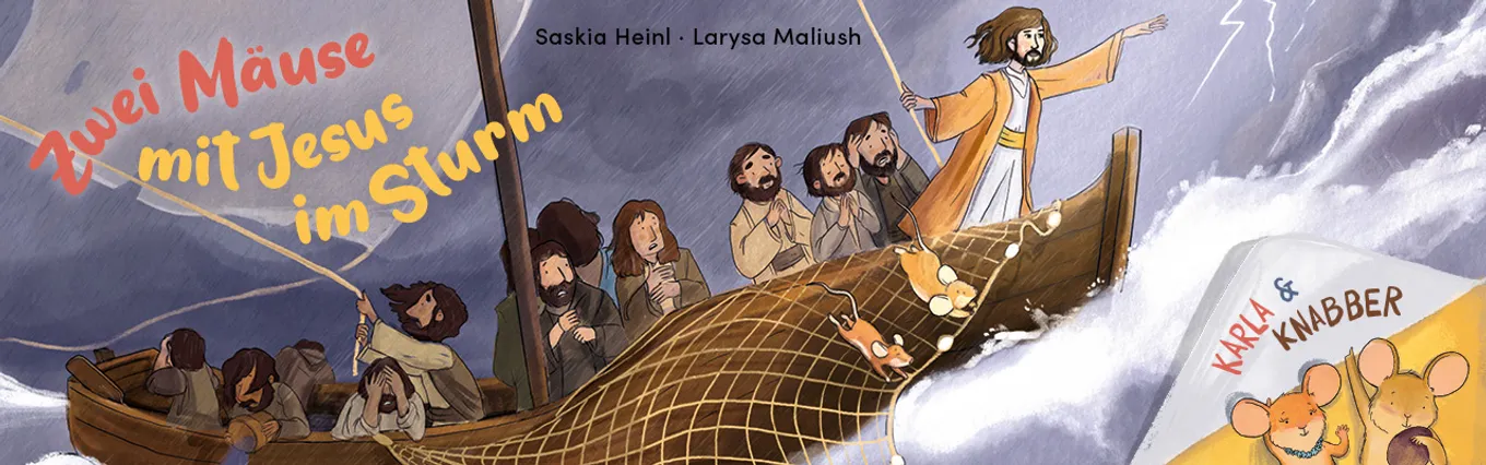 Banner zu Zwei Mäuse mit Jesus im Sturm