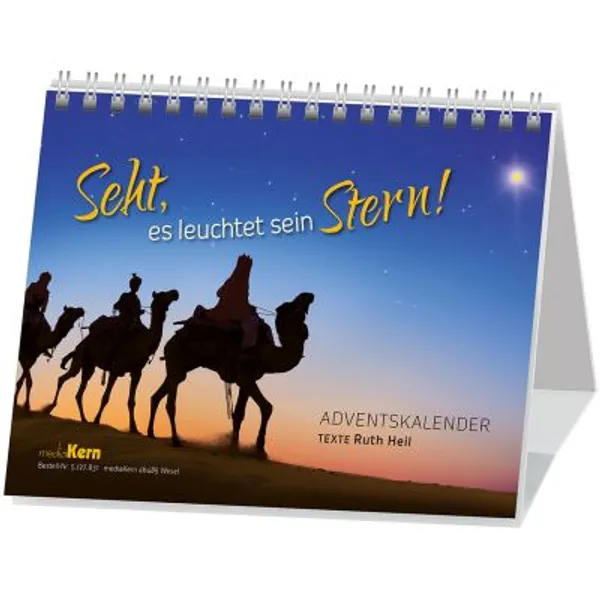 Produktbild des Artikels Seht, es leuchtet sein Stern - Adventskalender (Spiralbindung)