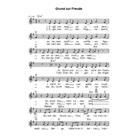 Produktbild des Artikels Grund zur Freude (Noten - Download)