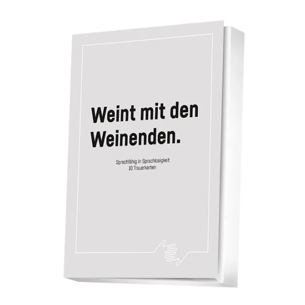 Produktbild des Artikels Weint mit den Weinenden - Faltkarten-Set (Schreibwaren)