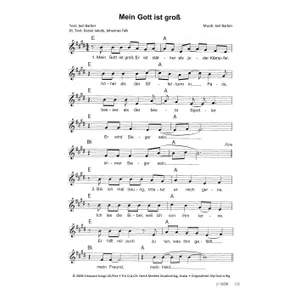 Produktbild des Artikels Mein Gott ist groß (Noten - Download)