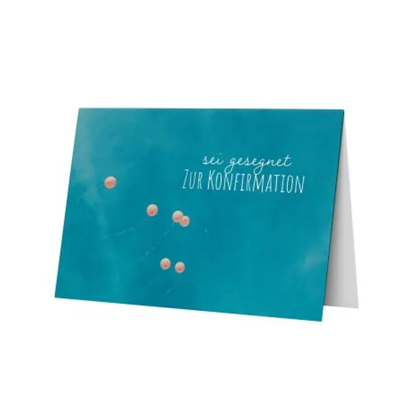 Produktbild des Artikels Faltkarte - sei gesegnet. Zur Konfirmation (Schreibwaren)