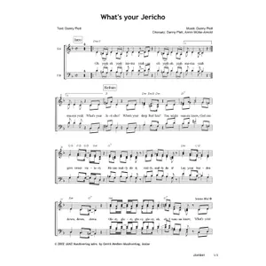 Produktbild des Artikels What's Your Jericho (Noten - Download)