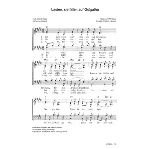 Produktbild des Artikels Lasten, sie fallen auf Golgatha (Noten - Download)