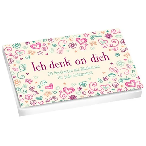 Produktbild des Artikels Ich denk an Dich - Postkartenbuch (Schreibwaren)