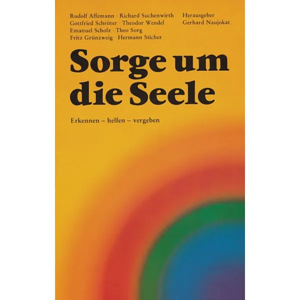Produktbild des Artikels Sorge um die Seele (Buch - Kartoniert)