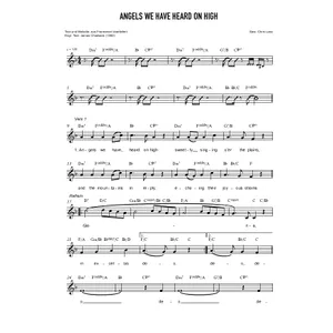 Produktbild des Artikels Angels We Have Heard On High (Noten - Download)