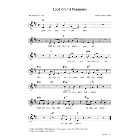 Produktbild des Artikels Lobt ihn mit Posaunen (Noten - Download)