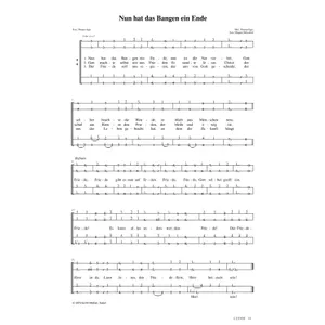 Produktbild des Artikels Nun hat das Bangen ein Ende (Noten - Download)