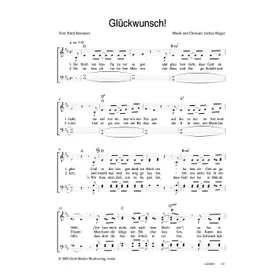Produktbild des Artikels Glückwunsch (Noten - Download)