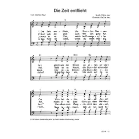 Produktbild des Artikels Die Zeit entflieht (Noten - Download)