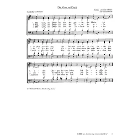 Produktbild des Artikels Dir, Gott, sei Dank (Noten - Download)