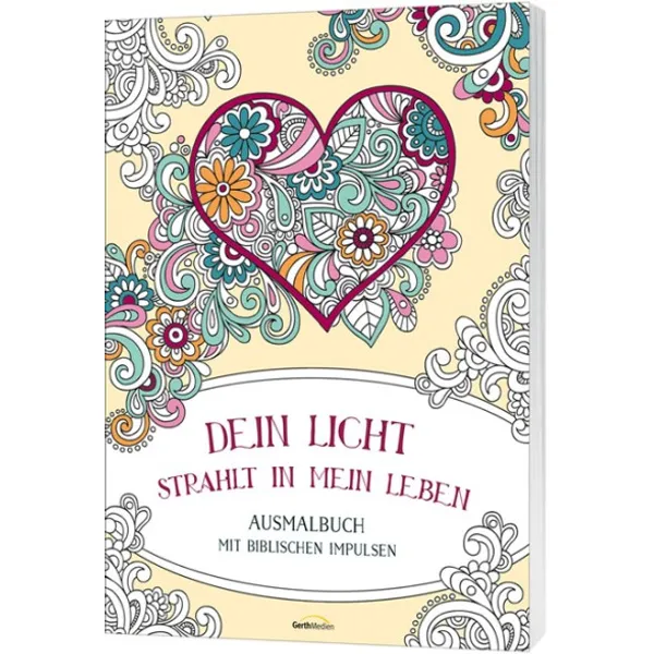 Produktbild des Artikels Dein Licht strahlt in mein Leben - Ausmalbuch (Buch - Paperback)