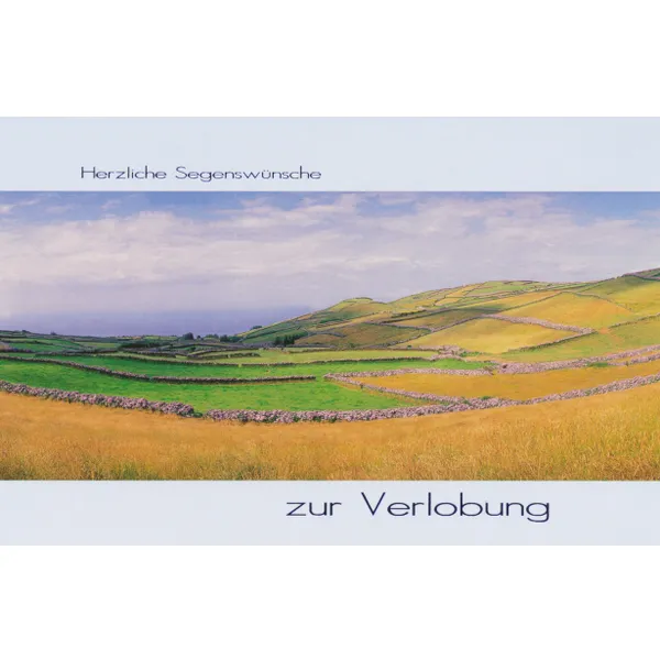 Produktbild des Artikels Faltkartenserie Verlobung - 5 Stück (Schreibwaren)