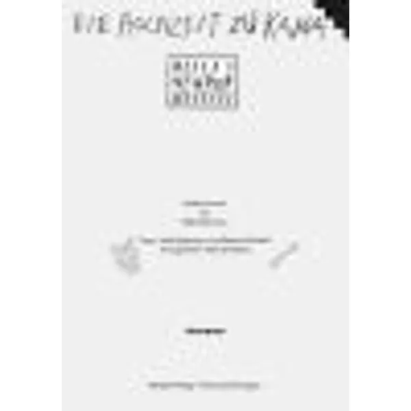 Produktbild des Artikels Die Hochzeit zu Kana - Chorpartitur (Liederbuch)