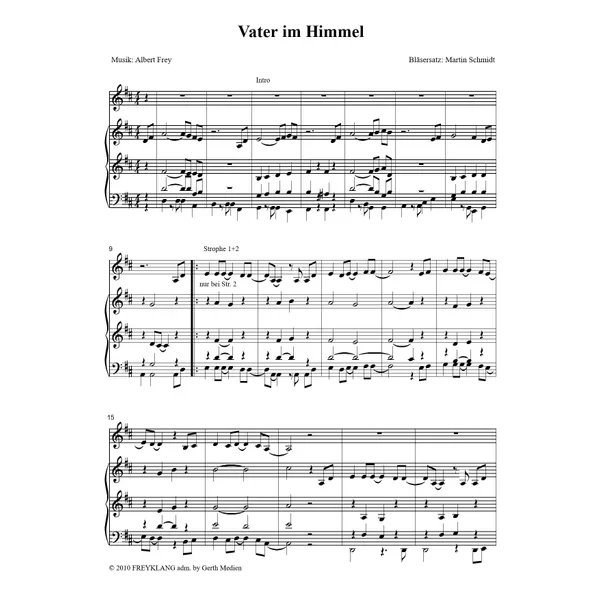Produktbild des Artikels Vater im Himmel (Noten - Download)