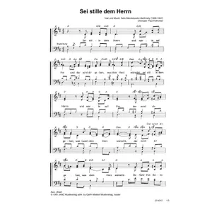 Produktbild des Artikels Sei stille dem Herrn (Noten - Download)