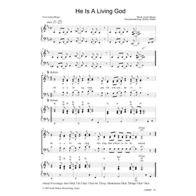 Produktbild des Artikels He Is A Living God (Noten - Download)