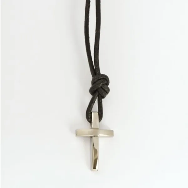 Produktbild des Artikels Kette mit Anhänger "Kreuz" - Edelstahl ()