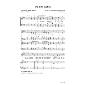 Produktbild des Artikels Ob alles wankt (Noten - Download)