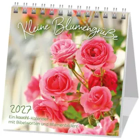 Produktbild des Artikels Kleine Blumengrüße 2027 - Aufstellkalender (Kalender - Spiralbindung)