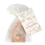 Stimmungsbild zu Baumanhänger Olivenholz "Krippe"