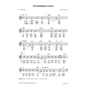 Produktbild des Artikels Unschätzbarer Jesus (Noten - Download)