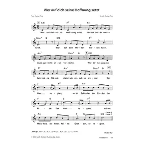 Produktbild des Artikels Wer auf dich seine Hoffnung setzt (Noten - Download)