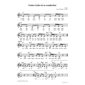 Produktbild des Artikels Gottes Liebe ist so wunderbar (Noten - Download)