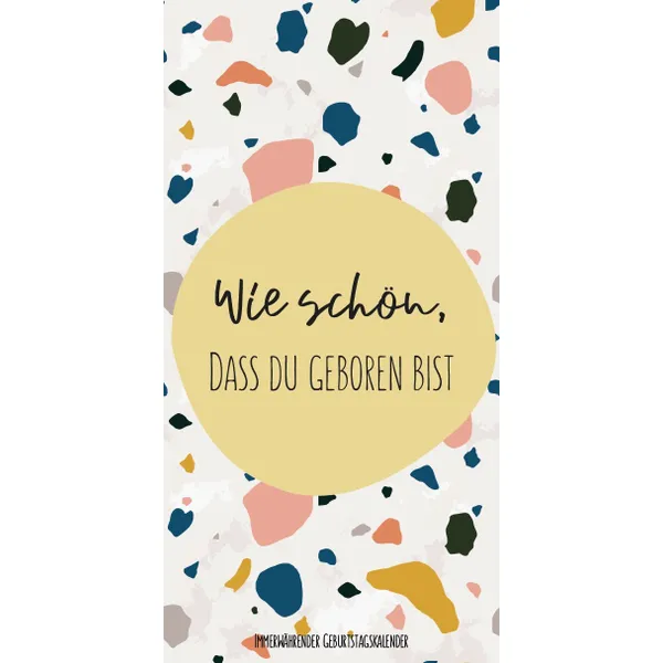 Produktbild des Artikels Geburtstagskalender immerwährend (Kalender - Spiralbindung)