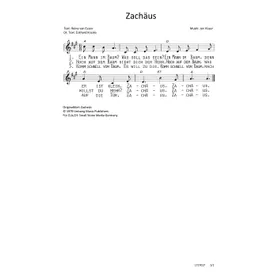 Produktbild des Artikels Zachäus (Noten - Download)