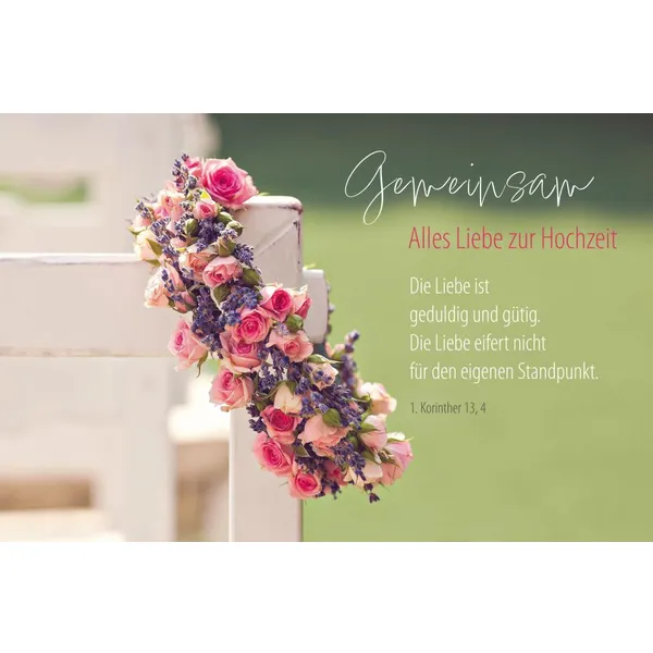 Produktbild des Artikels Faltkarte "Gemeinsam" - Hochzeit (Schreibwaren)